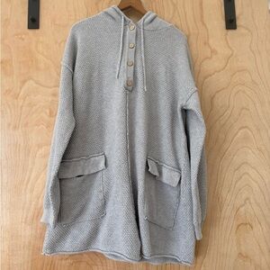 Cozy Gray Hooded Jumpsuit